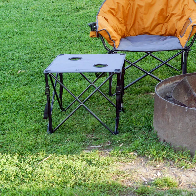 ARROWHEAD Outdoor Square Fabric Outdoor Folding Camping Table