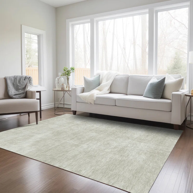 Machine Washable Indoor/Outdoor Chayden ACN1018 Beige