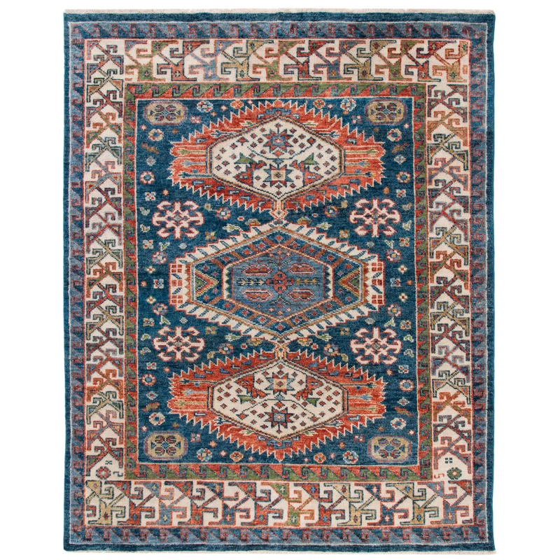 Safavieh Hand Knotted Wool Geometric Rug
