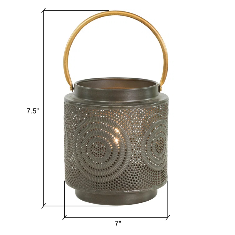 Julissa Round Outdoor Modern Lantern with Bulb