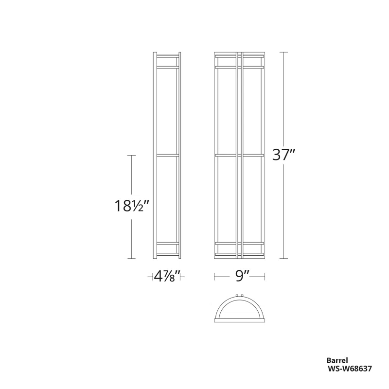 Modern Forms Skyscraper Outdoor Dimmable LED Flush Mount