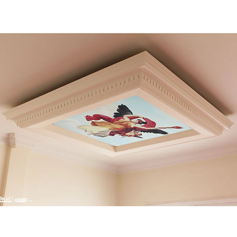 4-3/8 in x 2-3/4 in x 78-3/4 in Primed White Plain Polyurethane Crown Moulding