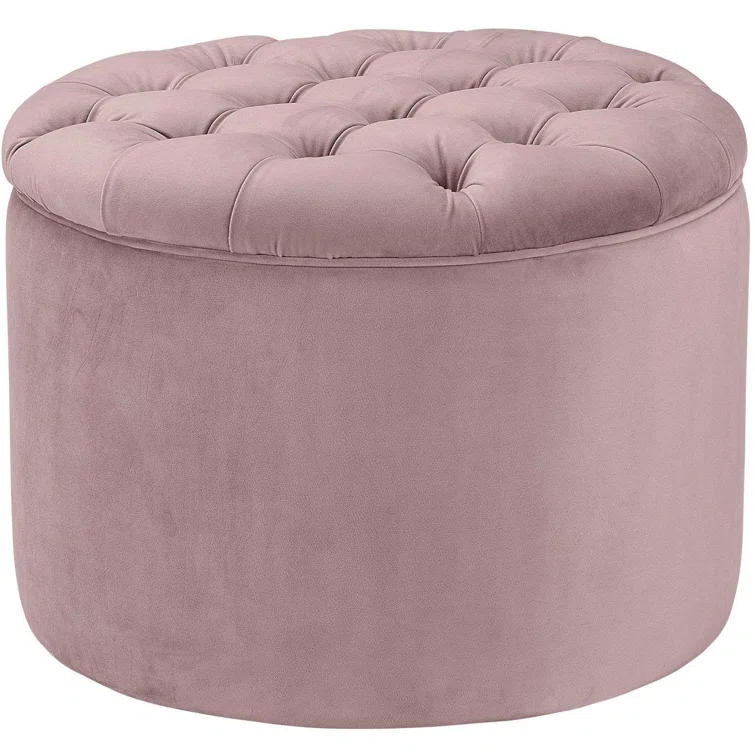 Kelly Clarkson Home Reims Velvet Ottoman