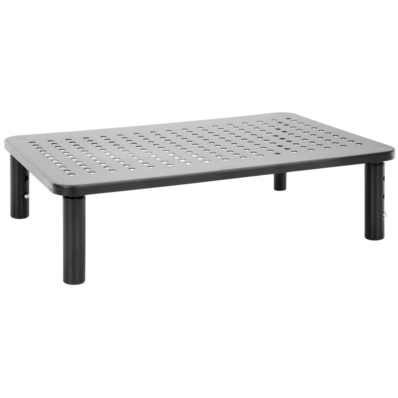 Mount-it Mount-It! Adjustable Monitor Riser | Metal Computer Screen Platform Stand For Desktop Or Laptop