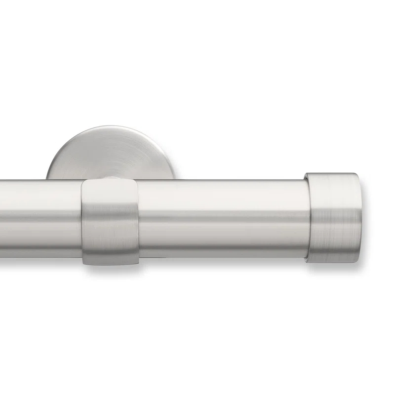 MODE Cambria Designer Series Premium 1-1/8 in Larger Dia. Non-Adjustable Curtain Rod and Designer Brackets