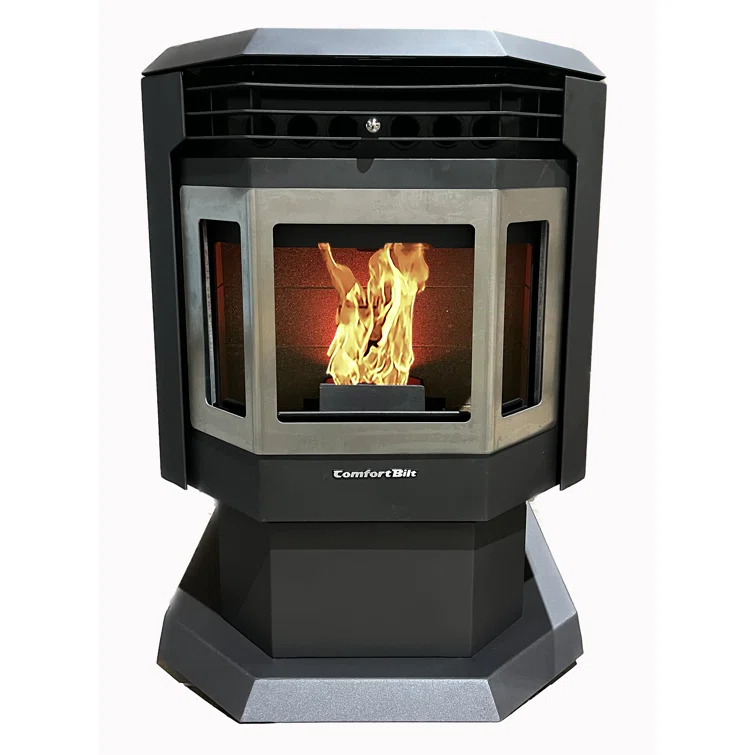 ComfortBilt Pellet Stoves HP21-Black-SS Pellet Stove