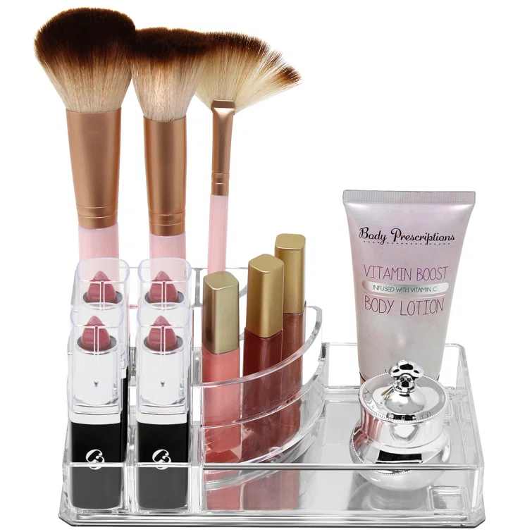Sorbus 8-Slot Clear Acrylic Mini Makeup Organizer