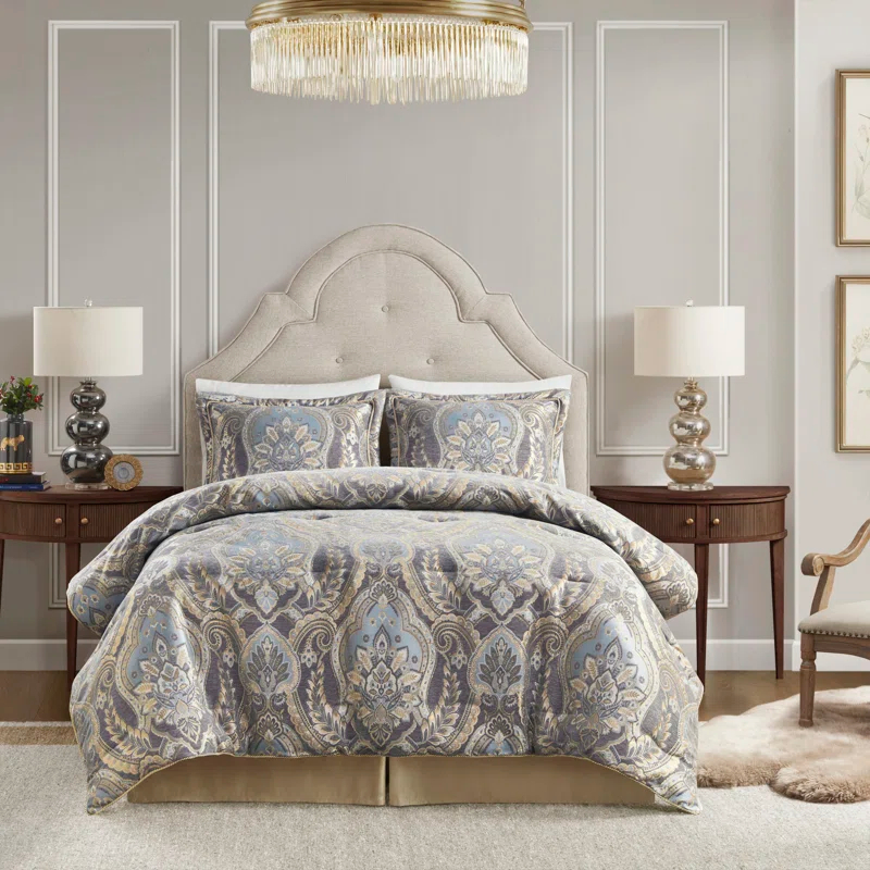 Croscill Croscill Julius 4 Piece Chenille Jacquard Comforter Set