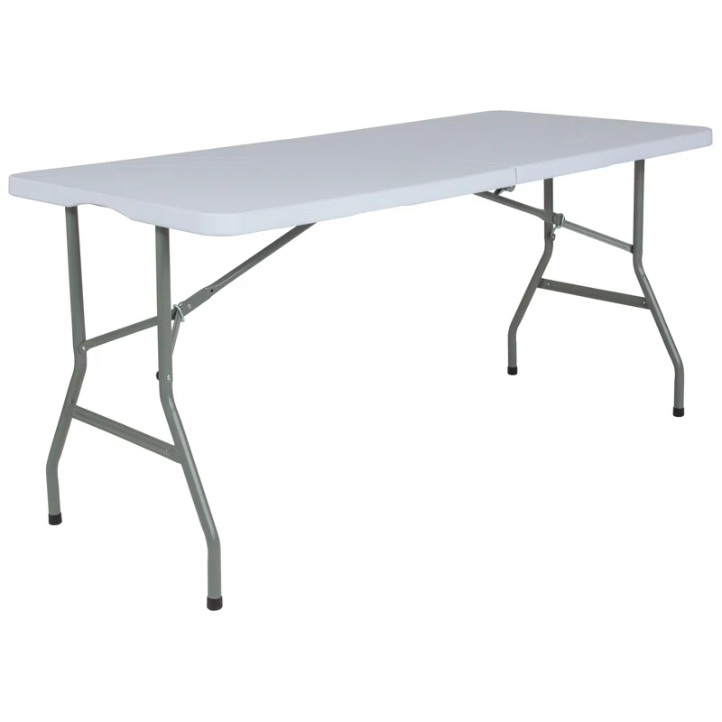 Parker 4.97-Foot Bi-Fold Plastic Folding Table with Handle - Event Table