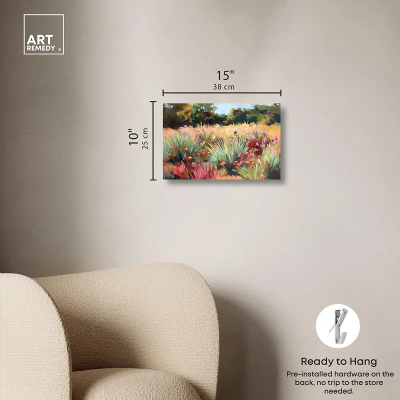 Art Remedy Rose Garden Harmony Canvas Classic Floral Art by Art Remedy