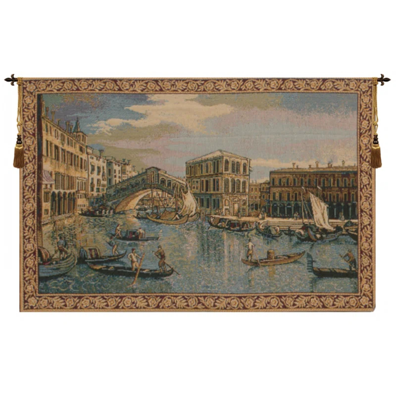 Charlotte Home Furnishings Italian Loom Woven Cotton Blend Wall Hanging