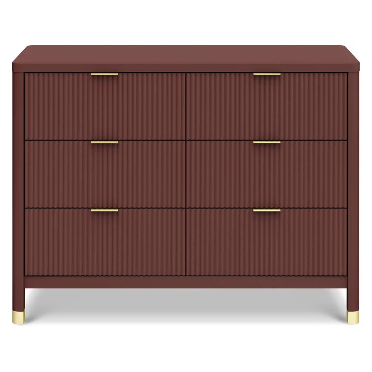 Brimsley Tambour 6 - Drawer Assembled Dresser
