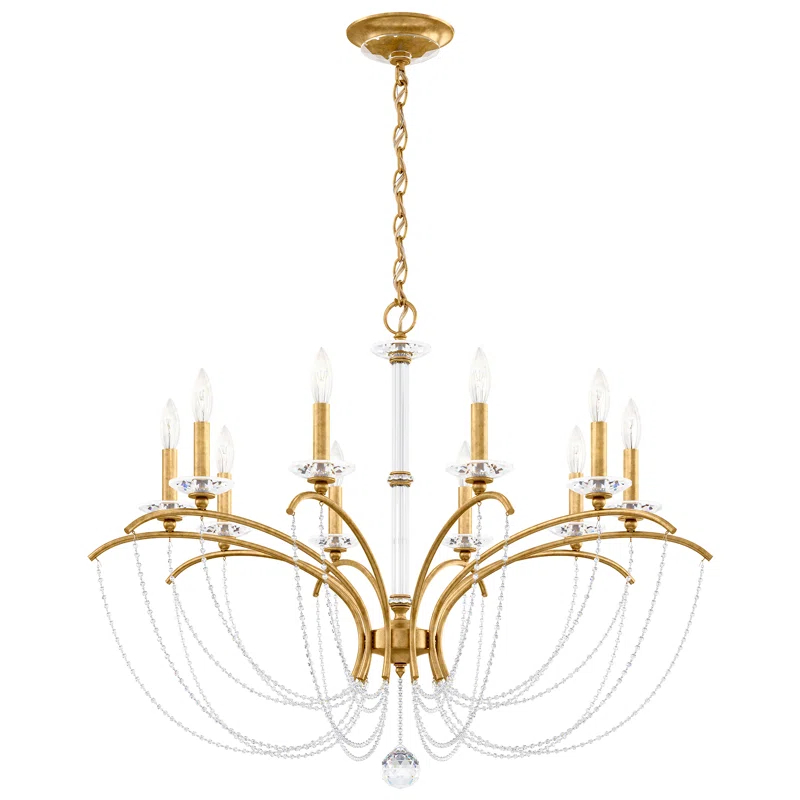 Schonbek Priscilla 10 - Light Dimmable Classic / Traditional Chandelier
