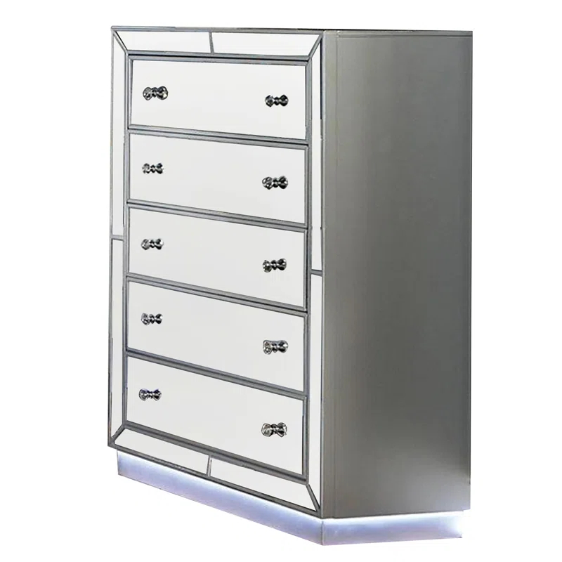 Benjara Donna 5 - Drawer Dresser