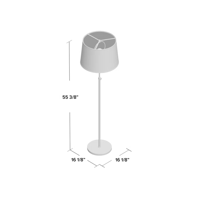 Robert Abbey Koleman 49.25'' Traditional Floor Lamp