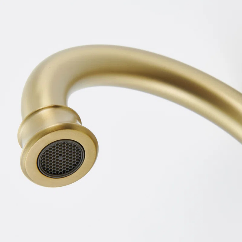 CASAINC KCL0014-BG 4-inch Centerset Bathroom Faucet with Drain