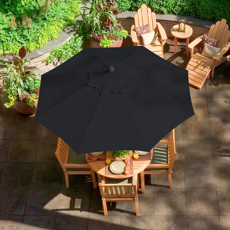 Arlmont & Co. Caeleb Fabric Replacement Cover 8 Ribs Market Patio Umbrella Cover