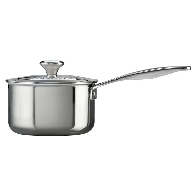 Le Creuset Stainless Steel Saucepan with Lid