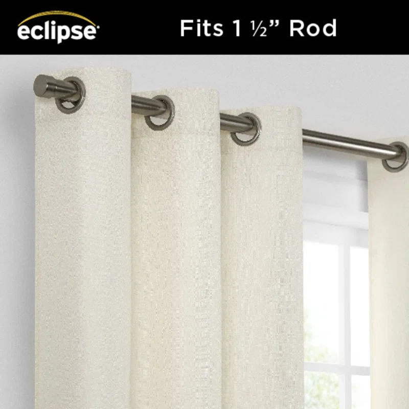 Eclipse Eclipse Kendall Grommet Solid Blackout Curtain Panel
