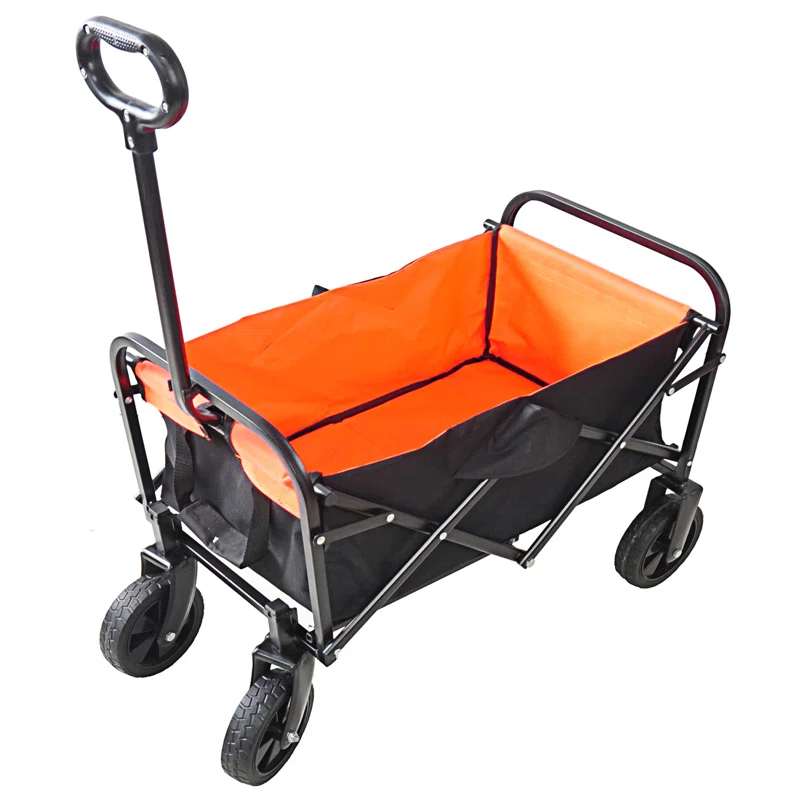 Mini Folding Wagon Garden Shopping Beach Cart