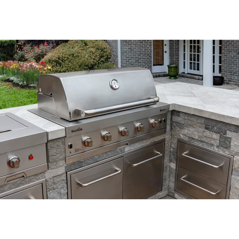 Charbroil Charbroil Medallion Series Built-In 5-Burner Gas Grill, Stainless Steel