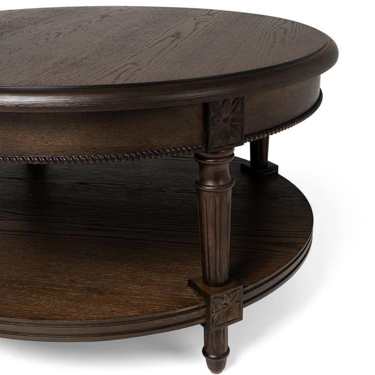 Maven Lane Maven Lane Pullman Round Wooden Coffee Table