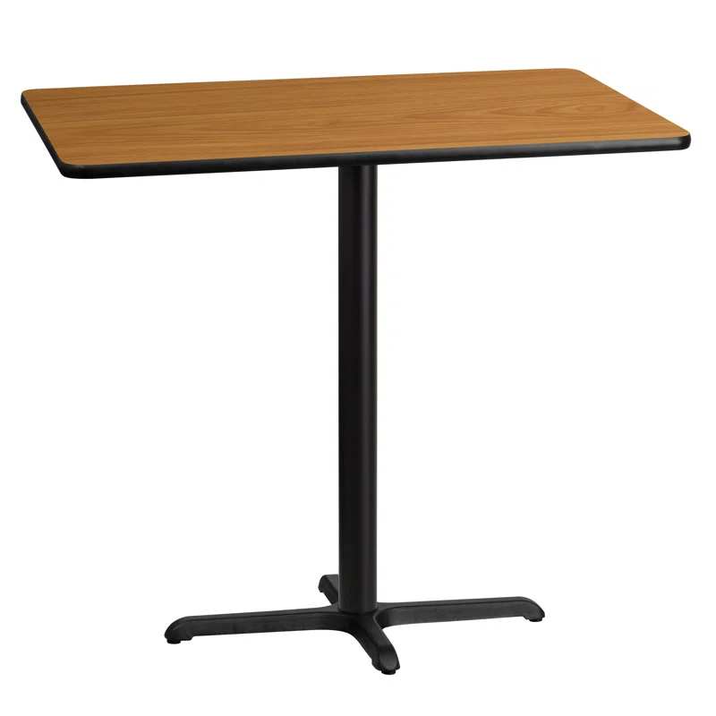 Flash Furniture Laminate Table Top with Table Height Base