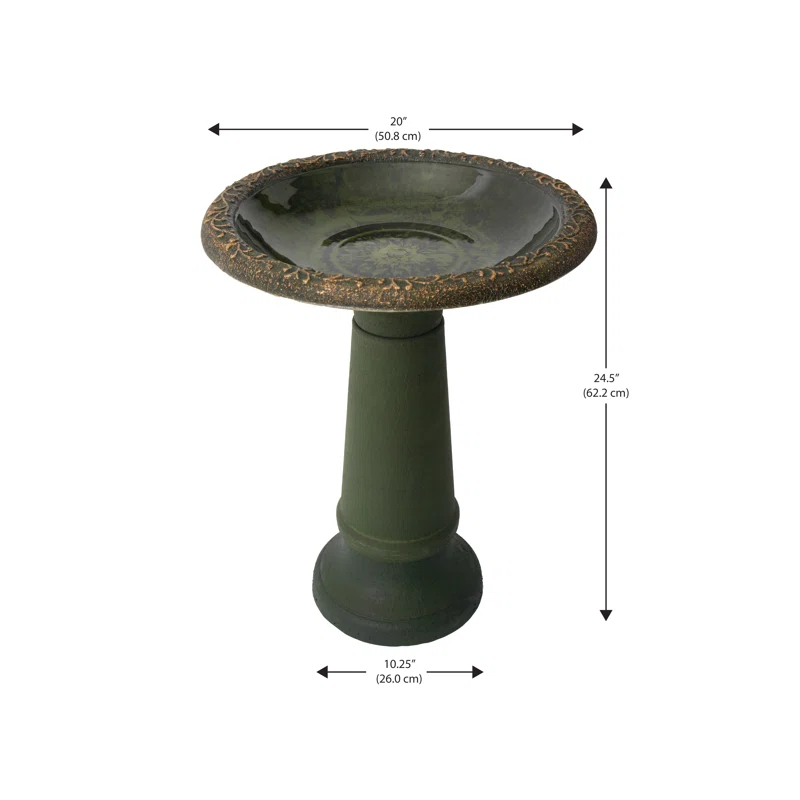 Algreen Polystone Birdbath