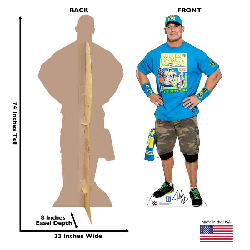 74'' WWE Cardboard Standup