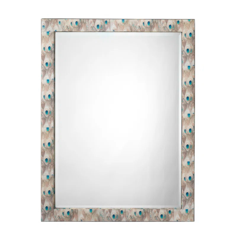 Jamie Young Company Plume Engineered Wood Flat Wall Mirror