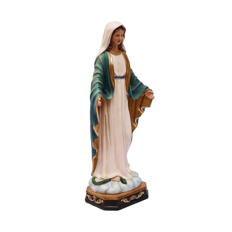 Hi-Line Gift Ltd. Virgin Mary Figure Statue Religious Decor Indoor/Outdoor