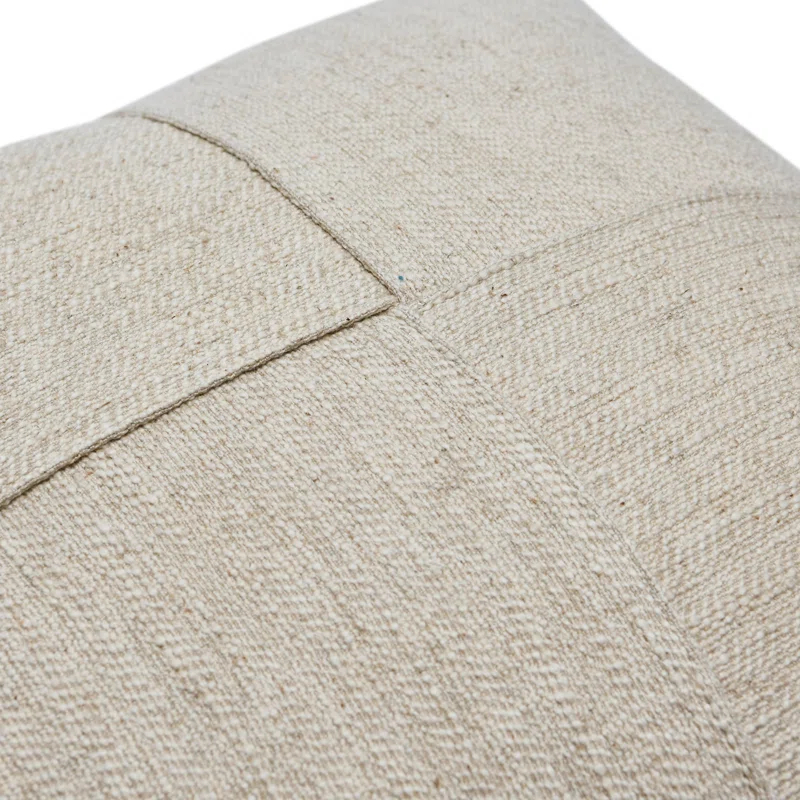 Creative Co-Op Embroidered Reversible Throw Pillow