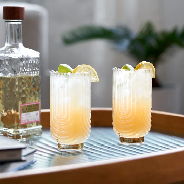 Viski Gatsby Highball Glasses