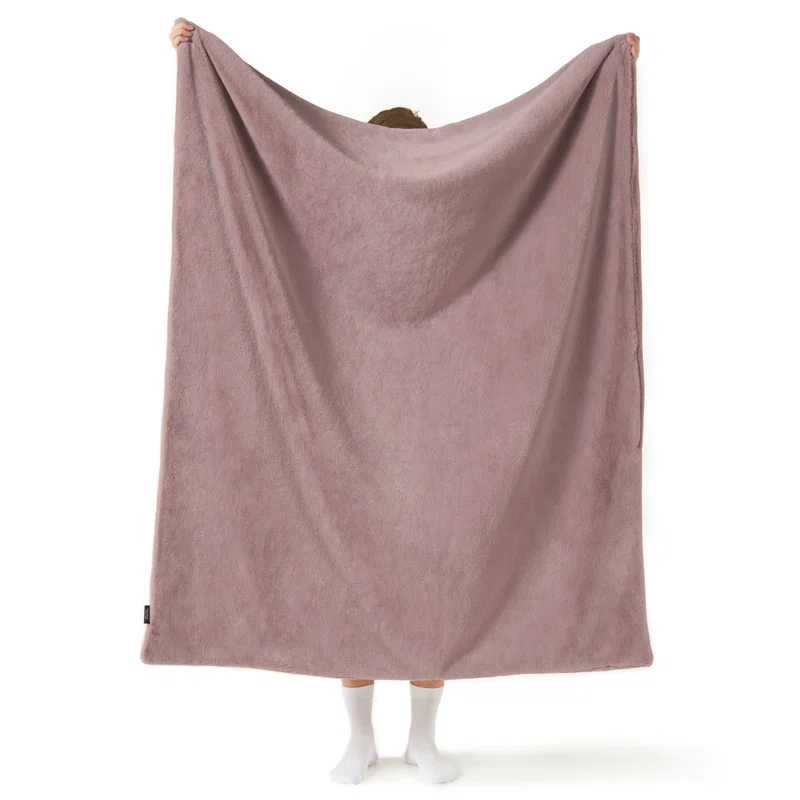 Allisandro Double-Sided Soft and Luxurious Faux Fur Throw Blanket