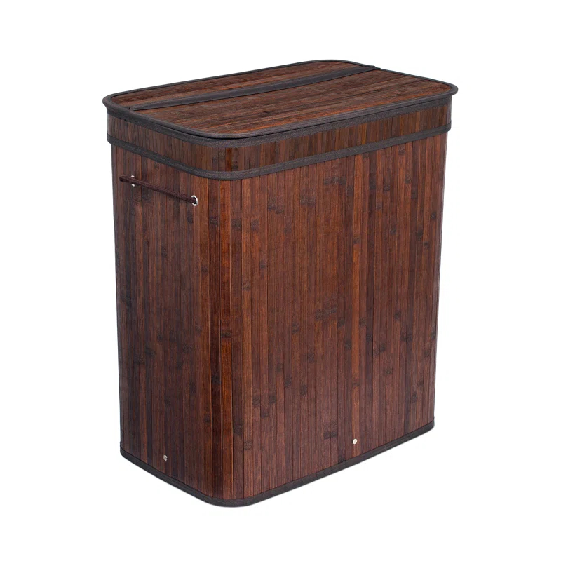 BirdRock Home Bamboo Laundry Sorter with Handles