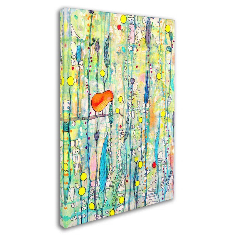 Trademark Fine Art Sylvie Demers " Grandir " Painting Print