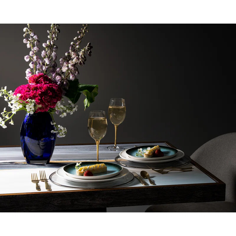 Majestic Crystal 14oz. Crystal White Wine Glass Set (Set of 6)