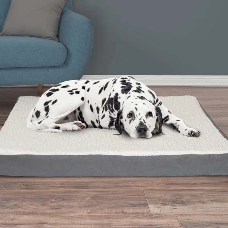 Petmaker PETMAKER Orthopedic Dog Bed - Memory Foam Crate Mat with Machine Washable Cover