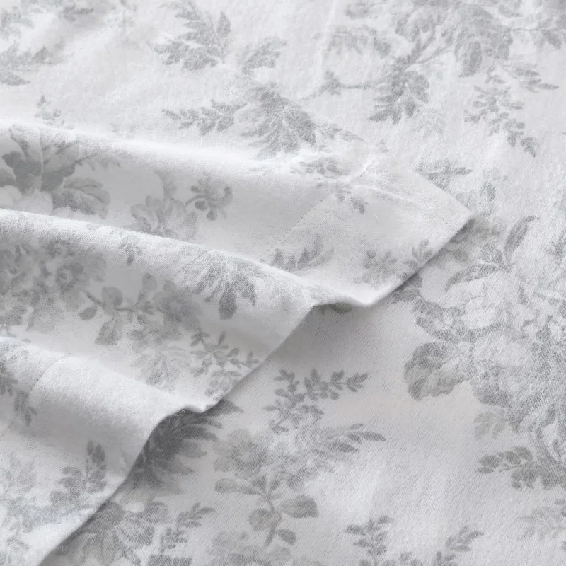 Laura Ashley Laura Ashley Cotton Flannel Cozy Sheet Sets