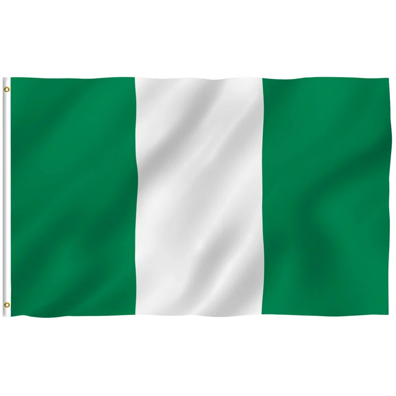 ANLEY Nigeria Flag Polyester 36 x 60 in. House Flag