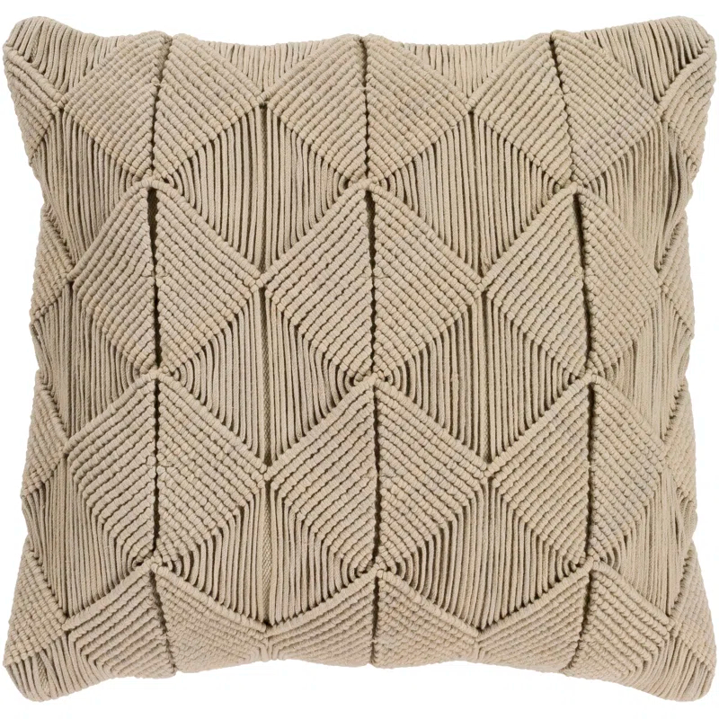 Livabliss Migramah Cotton Reversible Throw Pillow