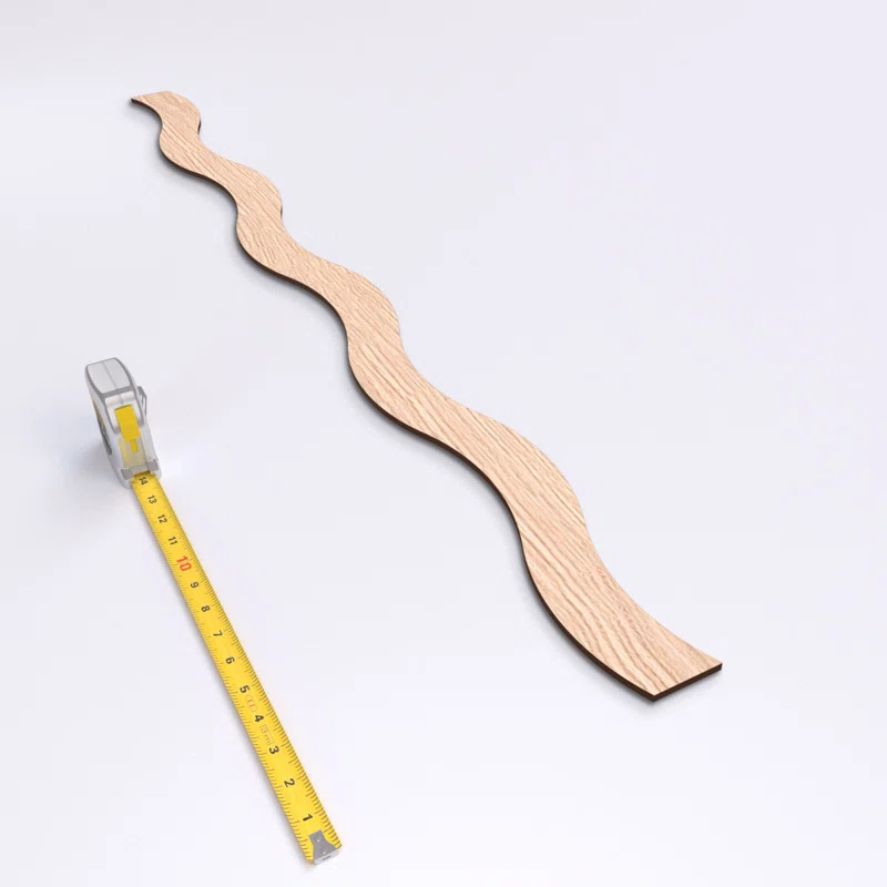 Ekena Millwork Brazos Adjustable Wood Decorative Slat Wall Panel Kit