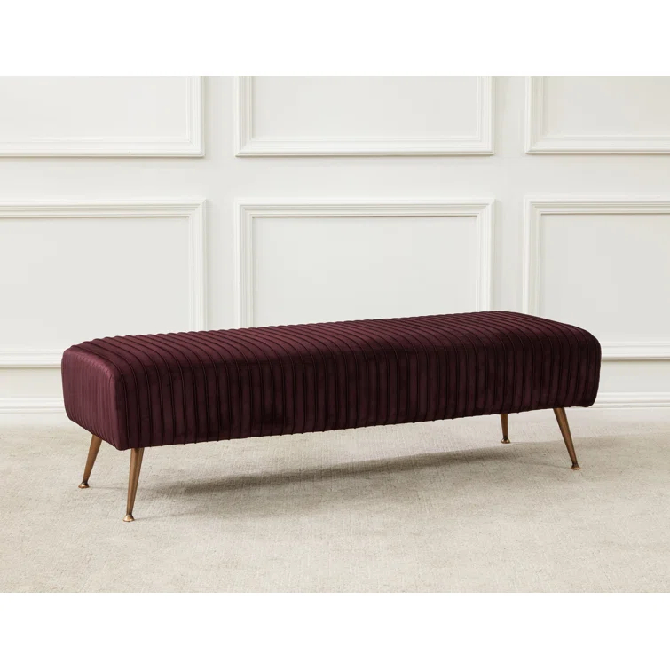 Willa Arlo™ Interiors Thornbury Velvet Upholstered Bench