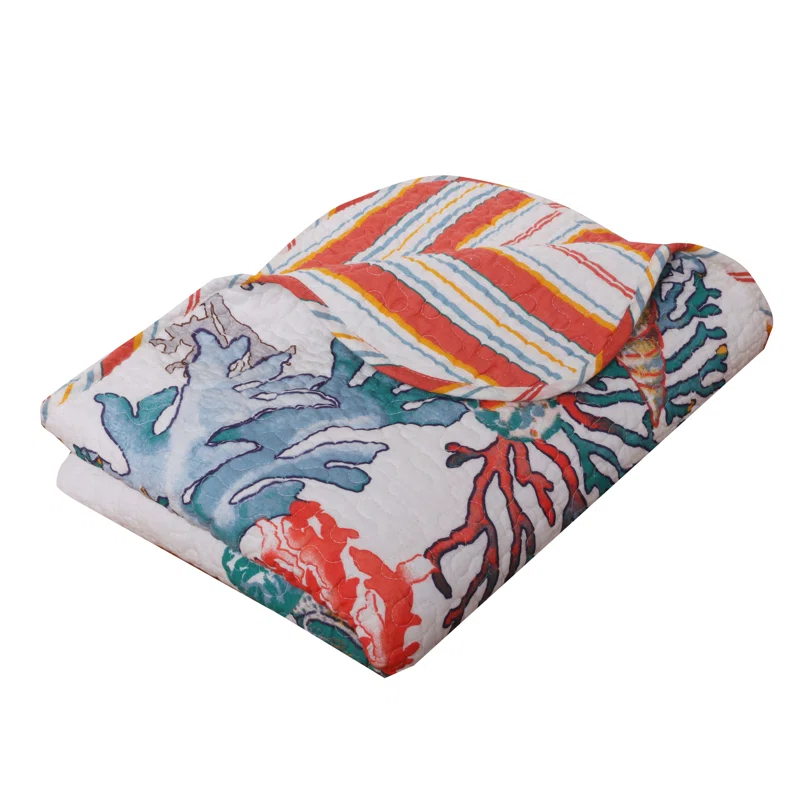 Atlantis Quilted Reversible Throw