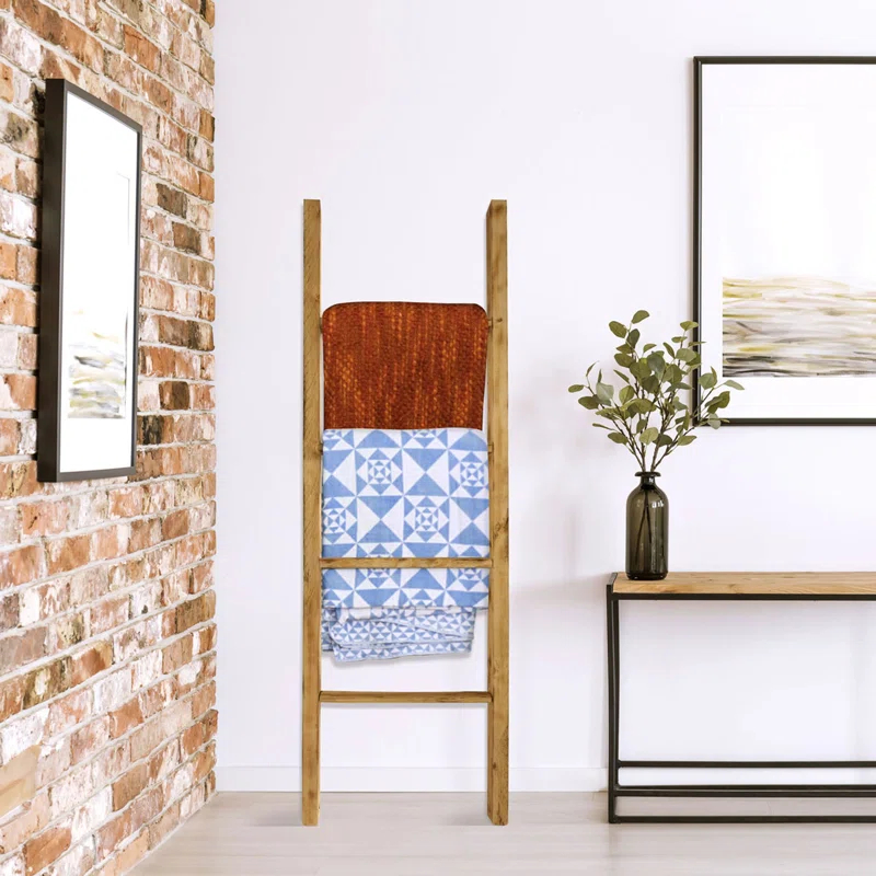 Ekena Millwork Vintage Farmhouse Rung Decorative Ladder