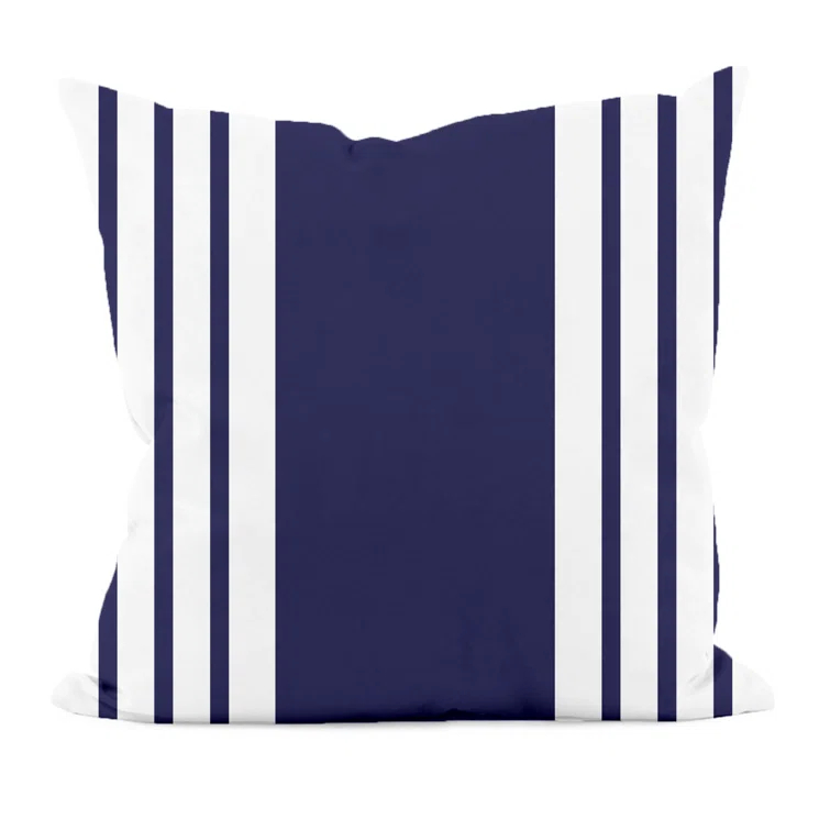 e by design Striped Reversible Throw Pillow