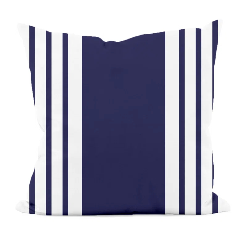 e by design Striped Reversible Throw Pillow