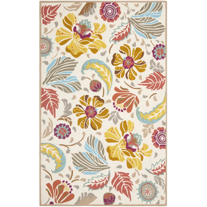 Safavieh Four Seasons Hand Hooked Performance Floral Rug