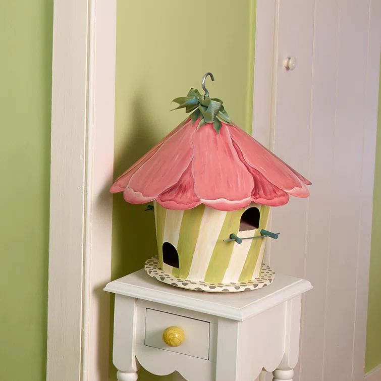 MacKenzie-Childs Hollyhock Birdhouse