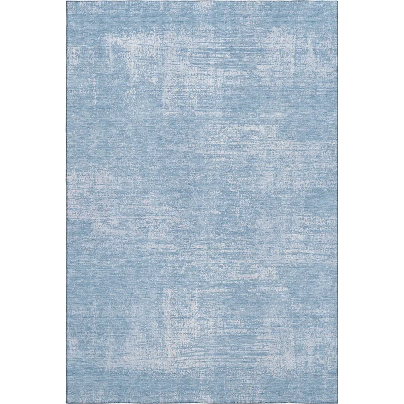 Premium Machine Washable Mayfield Blue Rug